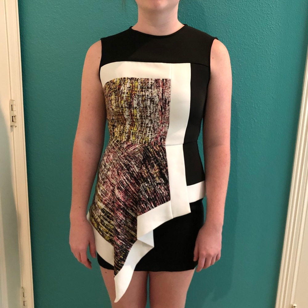 Gorgeous asymmetrical BCBG dress!